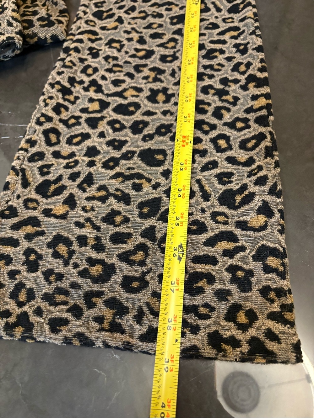 Z Supply Nova Jacquard Leopard Flare Pants Women’s Size XL Boho,Grunge,90’s - Picture 10 of 12